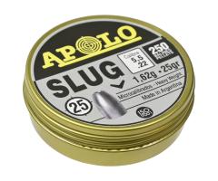 Пули полнотелые Apolo Slug 5,5 мм, 1,62 г (250 штук)