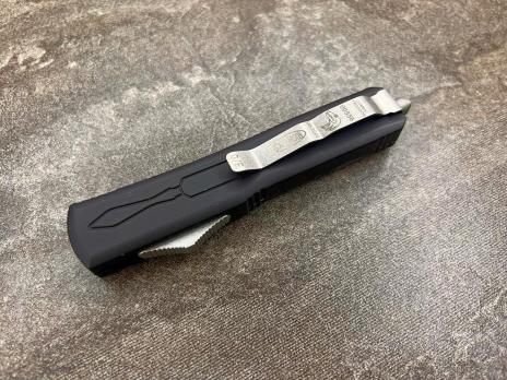 Фронтальный складной нож Microtech Elite E-1 Чёрный, Микротек Е 1