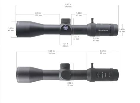 Оптический прицел Vector Optics Forester JR 3-9*40 крест с точкой 30 мм б/п